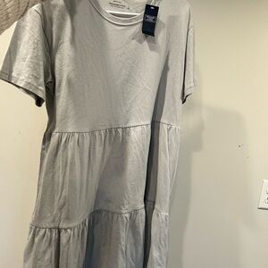 Abercrombie & Fitch Soft Grey green dress